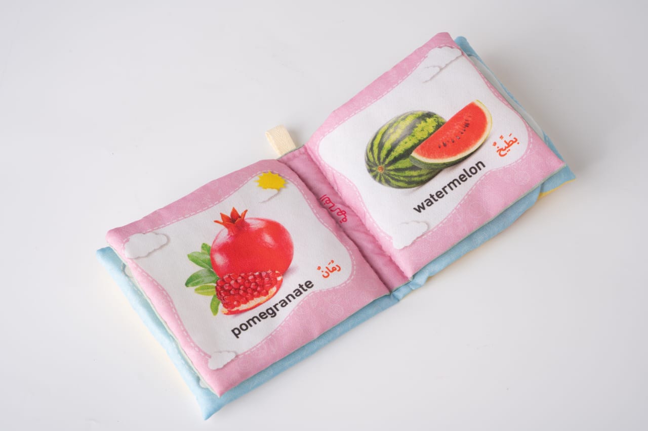 مجموعة كتب قماشية تعليمية ثنائية اللغة للأطفال 12 كتاب لتنمية الحواس والتعلم المبكر مجموعة كتب قماشية تعليمية ثنائية اللغة للأطفال 12 كتاب لتنمية الحواس والتعلم المبكر