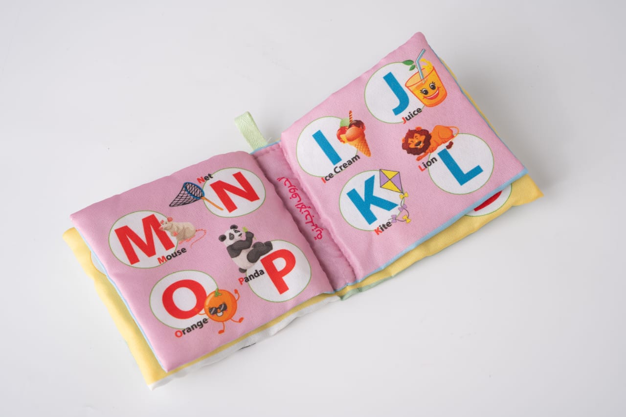 مجموعة كتب قماشية تعليمية ثنائية اللغة للأطفال 12 كتاب لتنمية الحواس والتعلم المبكر مجموعة كتب قماشية تعليمية ثنائية اللغة للأطفال 12 كتاب لتنمية الحواس والتعلم المبكر