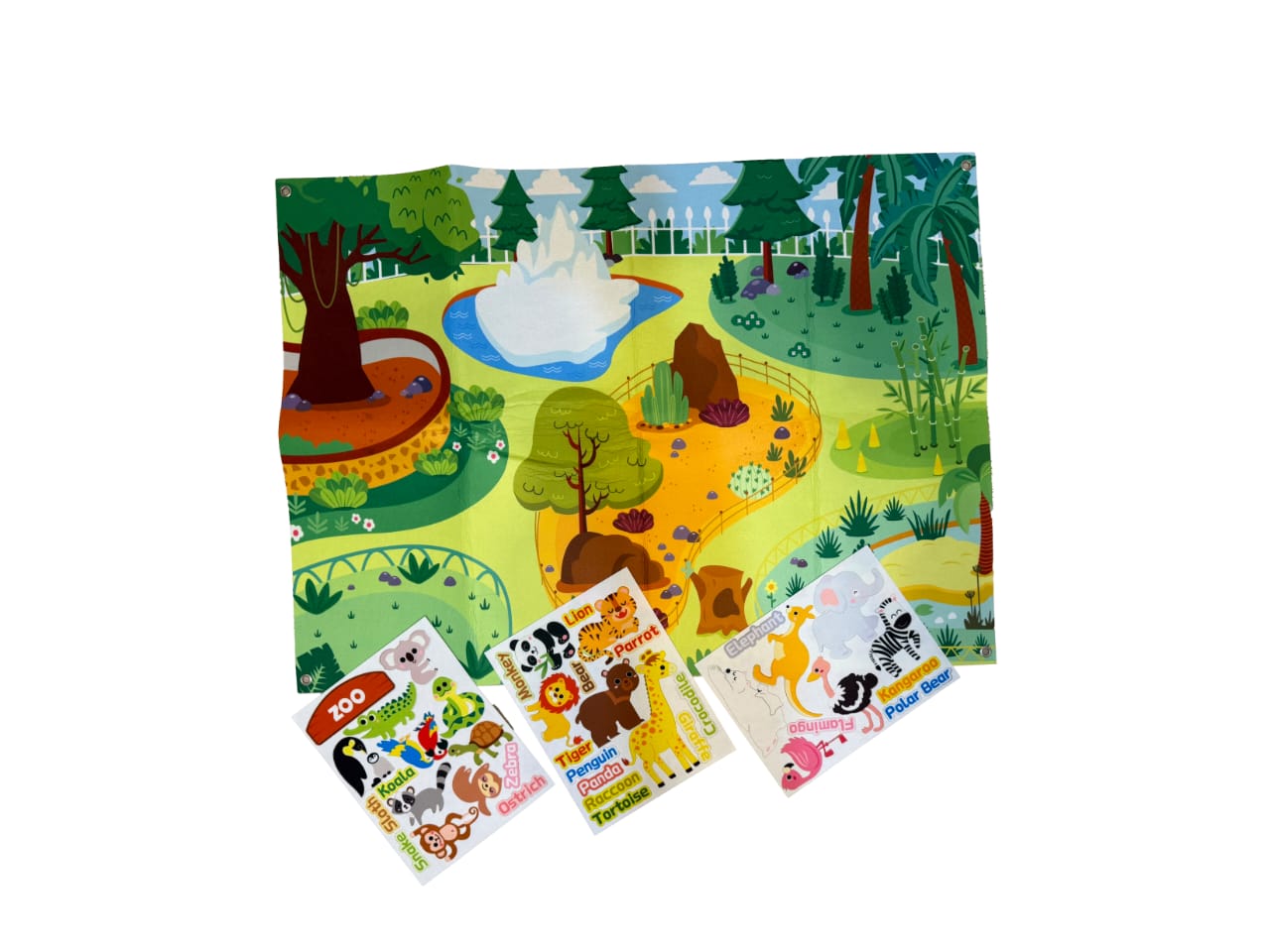 لوحة تعليمية تفاعلية من اللباد للأطفال لعبة مونتيسوري لتنمية الخيال واللغة (74×110 سم) لوحة تعليمية تفاعلية من اللباد للأطفال لعبة مونتيسوري لتنمية الخيال واللغة (74×110 سم)