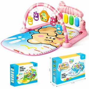 فرشة أطفال مع بيانو و مركز أنشطة وتعليم مبكر للرضّع، من الولادة حتى 36 شهرًا