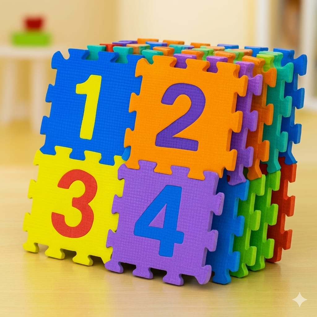 سجادة أحجية الأرقام 10 قطع فوم حجم متوسط 30×30 سم لكل قطعة سجادة تعليمية ممتعة للأطفال. سجادة أحجية الأرقام 10 قطع فوم حجم متوسط 30×30 سم لكل قطعة سجادة تعليمية ممتعة للأطفال.