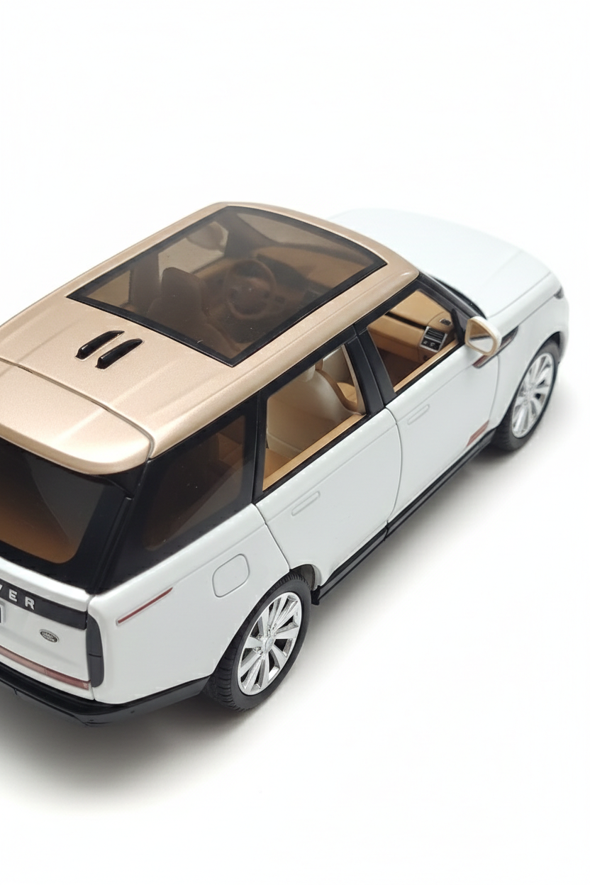رانج روفر Range Rover معدنية ديكاست 1:24 للأطفال – لعبة بصوت وإضاءة ومجسم عرض واقعي من سينسوريا - الصورة 8