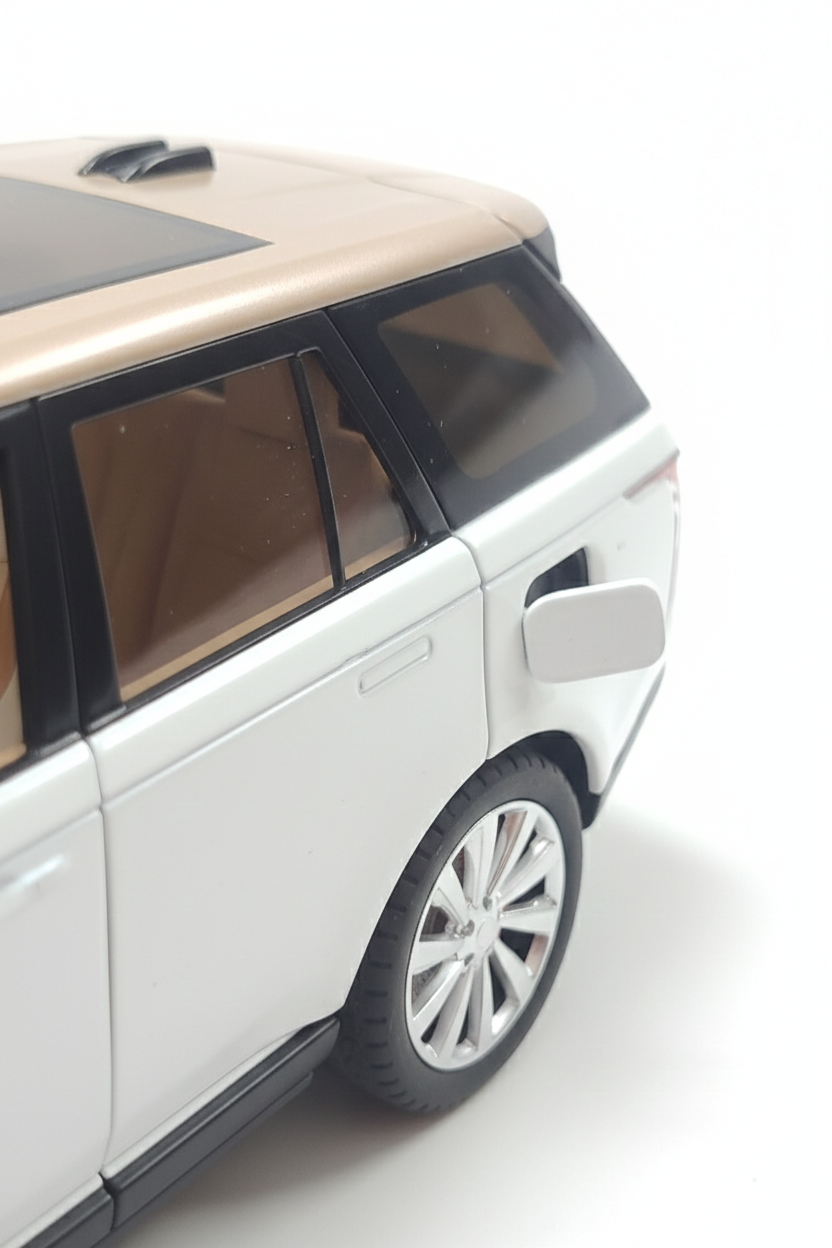 رانج روفر Range Rover معدنية ديكاست 1:24 للأطفال – لعبة بصوت وإضاءة ومجسم عرض واقعي من سينسوريا - الصورة 9