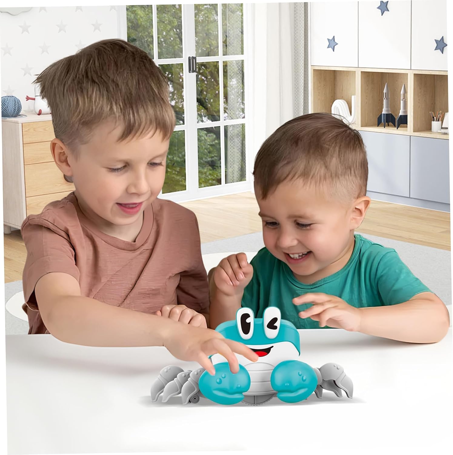 سينسوريا - لعبة السلطعون المتحرك ( Light-Up Crawling Crab Toy) - الصورة 2