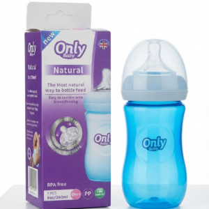 رضّاعة "Only Baby Natural" - سعة 8oz / 260ml - من عمر 0m+ - خالية من BPA