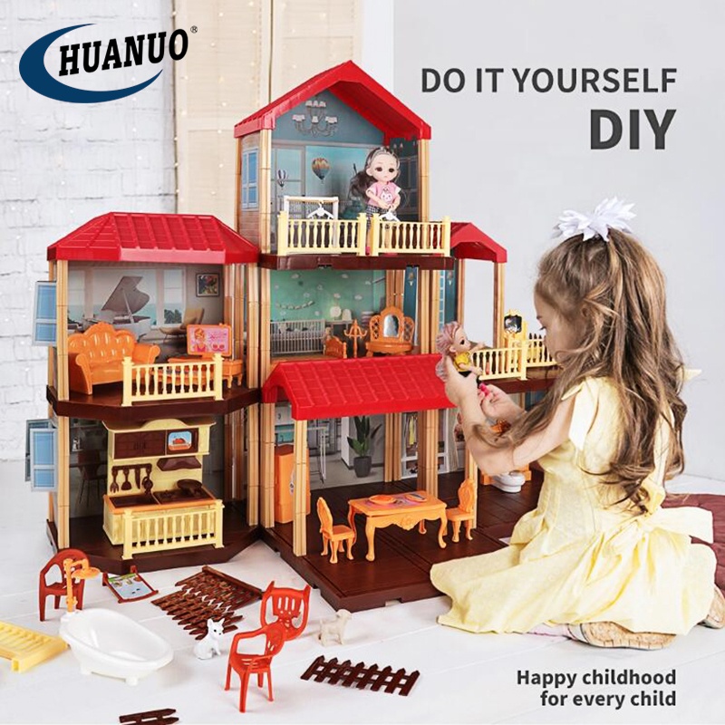 سينسوريا: بيت الدمى - فيلا كلاسيكية كبيرة مع إضاءة وإكسسوارات كاملة (تجميع ذاتي DIY) - الصورة 13